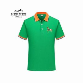 Picture of Hermes Polo Shirt Short _SKUHermesPoloShortm-3xl25t0220455